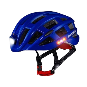 Casco con alarma de luz de advertencia para bicicleta