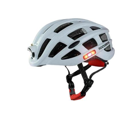 Casque d'alarme avec lumière d'avertissement pour vélo